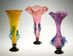 glass fish vases