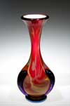 two toned glass vase small 1