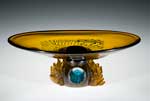 glass eye orb platter