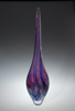 purple long neck glass bulb